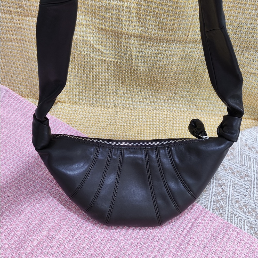 Lemaire Black Crescent Crossbody Bag - Picture 5 of 9